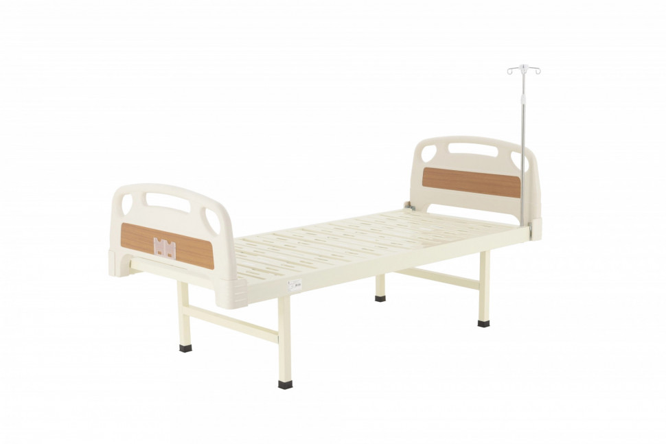 Кровать механическая MED-MOS E-18 (ABS, 1 секция, без матраса, без колес, уголки)