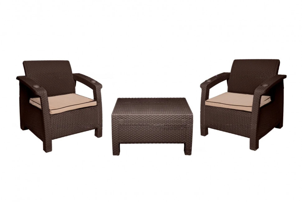 Комплект на балкон TWEET Balcony Set, цвет: венге