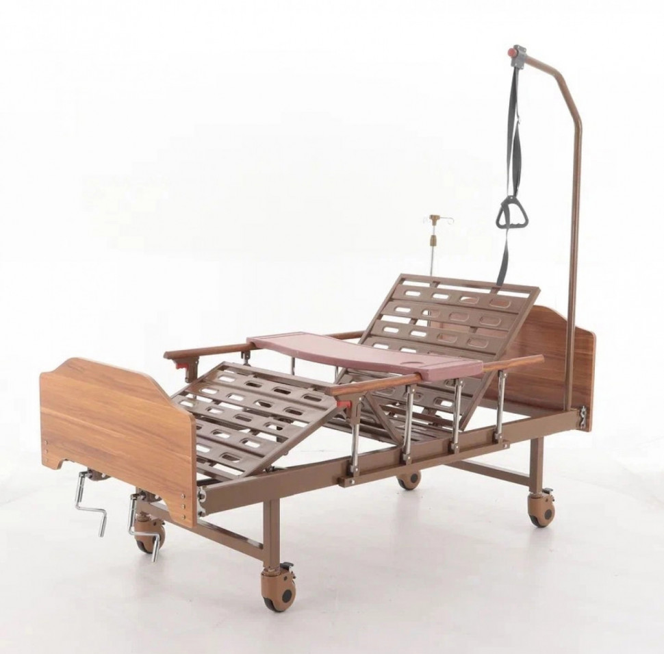 Кровать механическая BELBERG Dana (ЛДСП, светло-коричневый, без матраса)