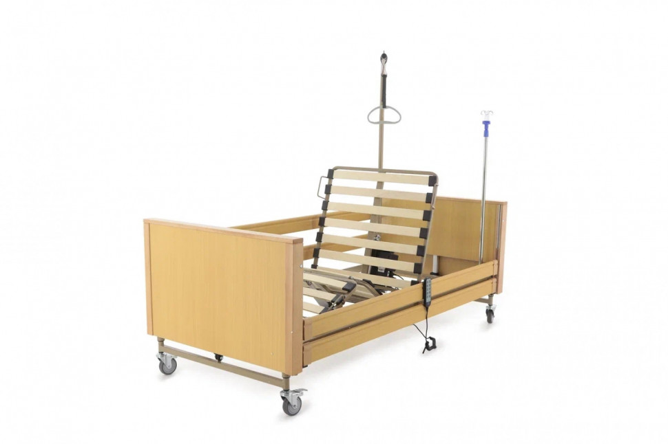 Кровать электрическая MED-MOS YG-1 (ЛДСП св.дер., 2В, 4 секции, матрас , Т/АТ, ДЛ)